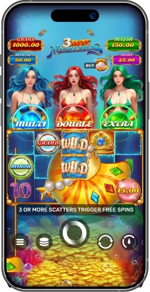 3 hot mermaids